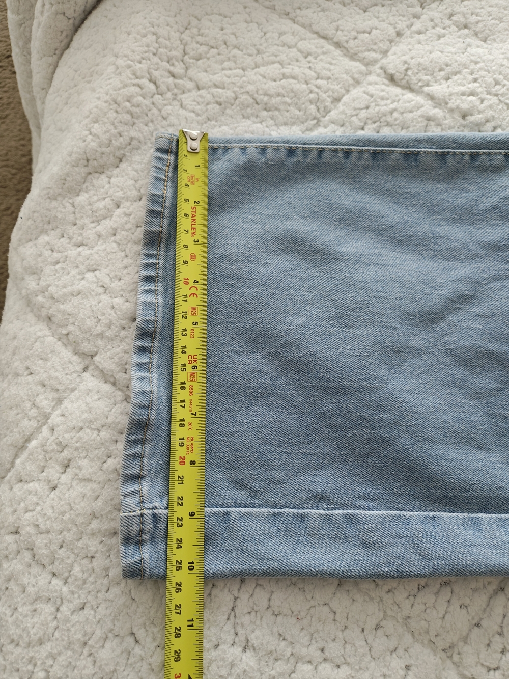 Levi's Light Blue High-Rise Wide Leg Jeans - Picture 15 of 15